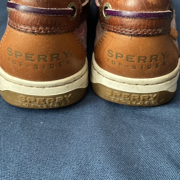 Purple Sequin Sperry Top-Siders - Picture 4 of 5